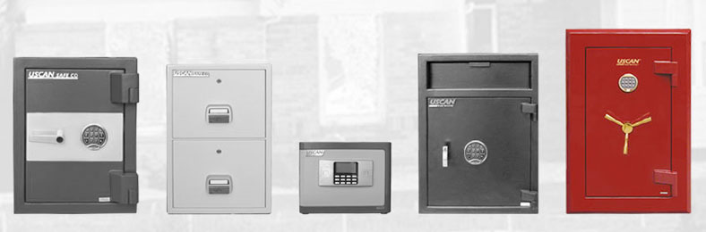 A variety of safes from Airdrie Lock & Key